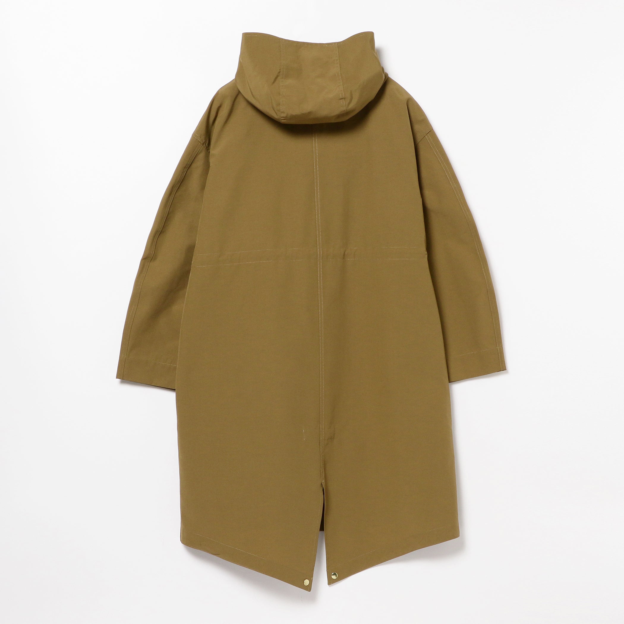 BEAMS別注　M.I.D.A フード付きロングモッズコート　L BEAMS LIGHTS / 撥水 フード付き ロング モッズコート / S / KAHAKI