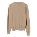 BEAMS F / コットン クルーネックニット
