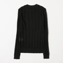 BEAMS HEART / 針抜き リブニット