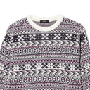 BEAMS HEART / フェアアイル柄 クルーネックニット