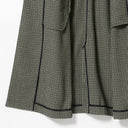 BEAMS LIGHTS / ガンクラブチェック柄 ベルテッドコート