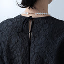 Demi-Luxe BEAMS / ジャカード パフスリーブ プルオーバー