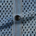 BEAMS / GRADATION CLOCHET KNIT SHIRT