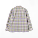 BEAMS / オンブレチェック ルーズフィット オープンカラーシャツ