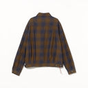 BEAMS JAPAN / インディゴ オンブレチェック ブルゾン