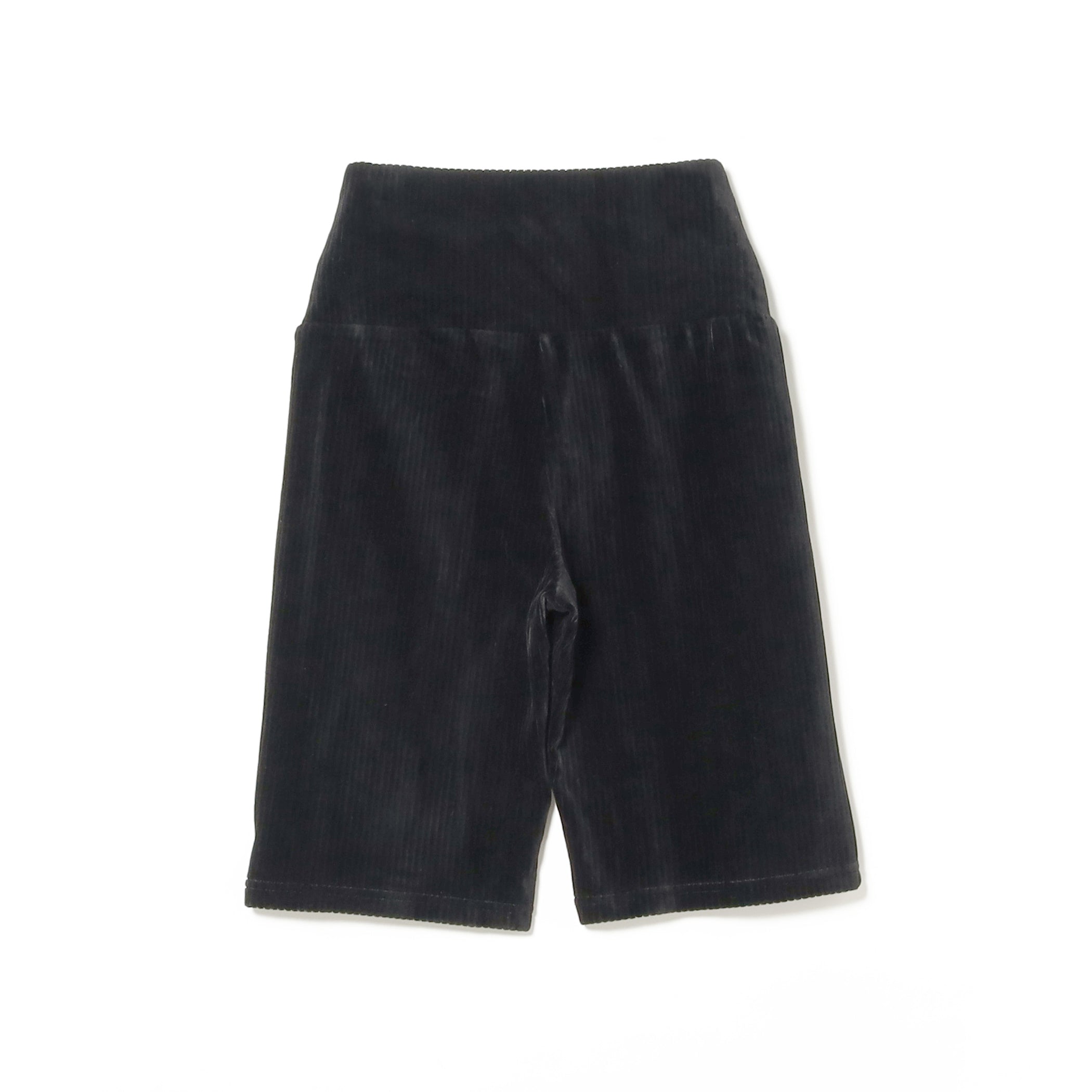 Ray BEAMS / カット コーデュロイ バイカー ショーツ / SIZE 0 / BLACK