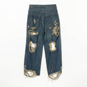BEAMS / BAGGY FIT DENIM CRUSH