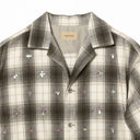maturely / Spangles Embroidery Shirt
